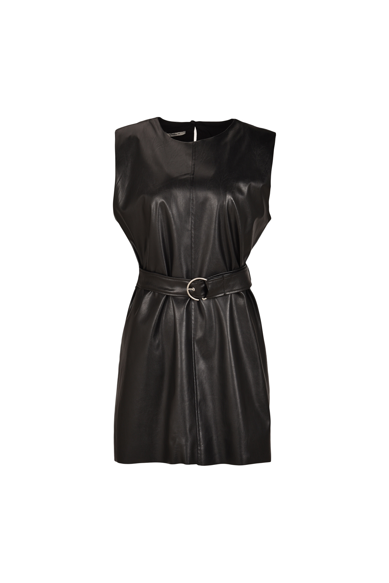 پیراهن چرم کمربند دار