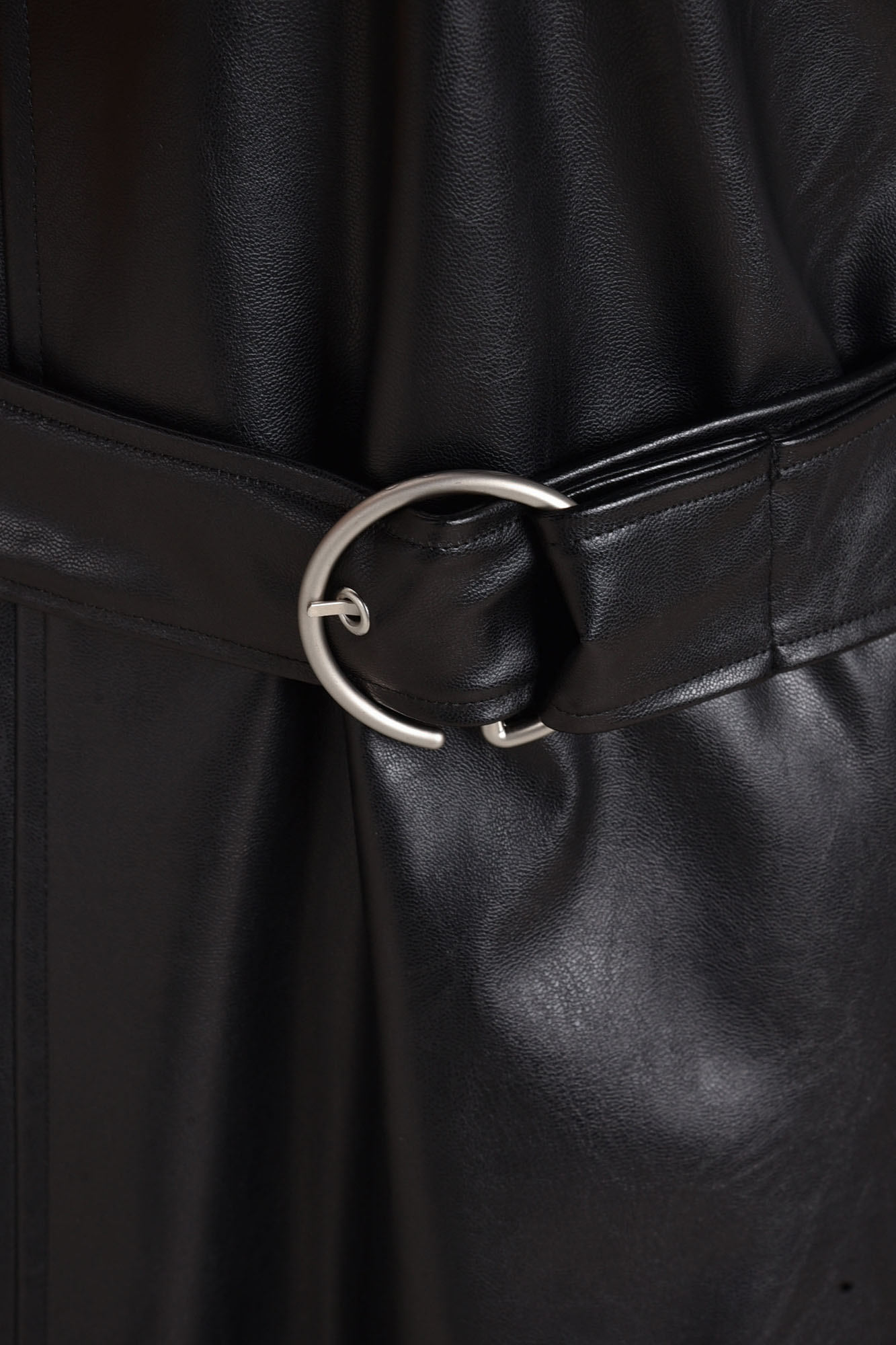 پیراهن چرم کمربند دار