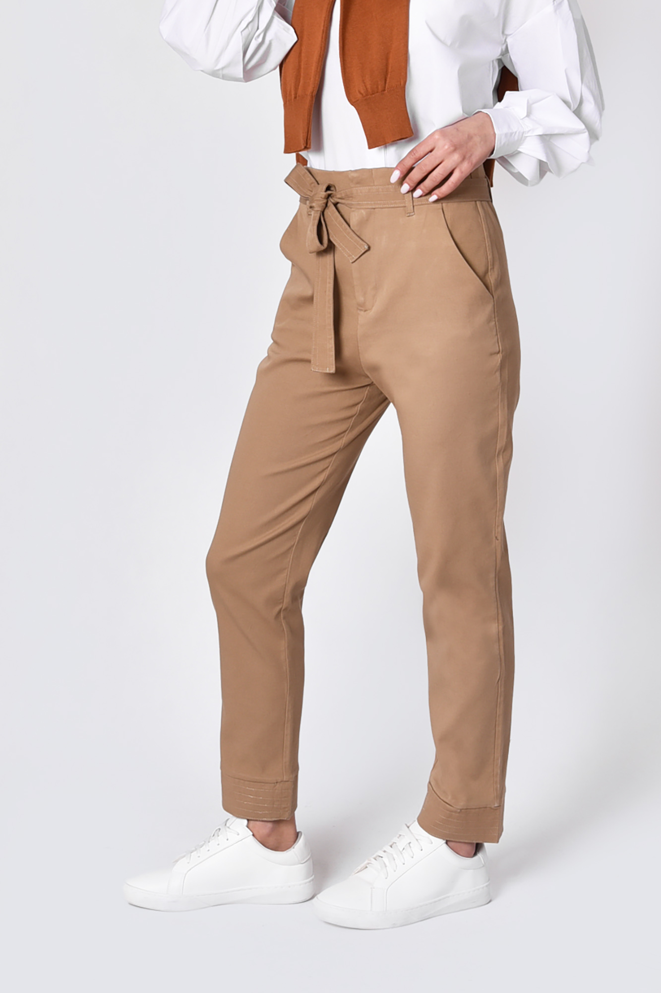 شلوار کتان استریت فیت