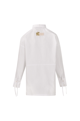 شومیز آستین بلند گلدوزی دار