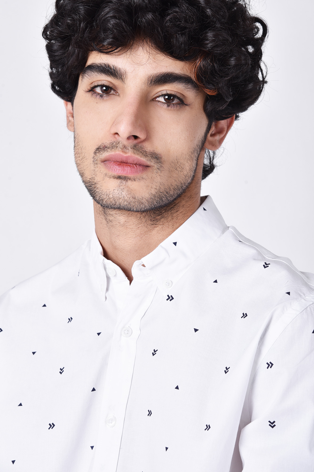 پیراهن آستین بلند چاپی