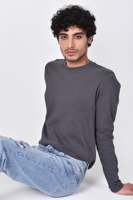 تیشرت آستین بلند یقه گرد