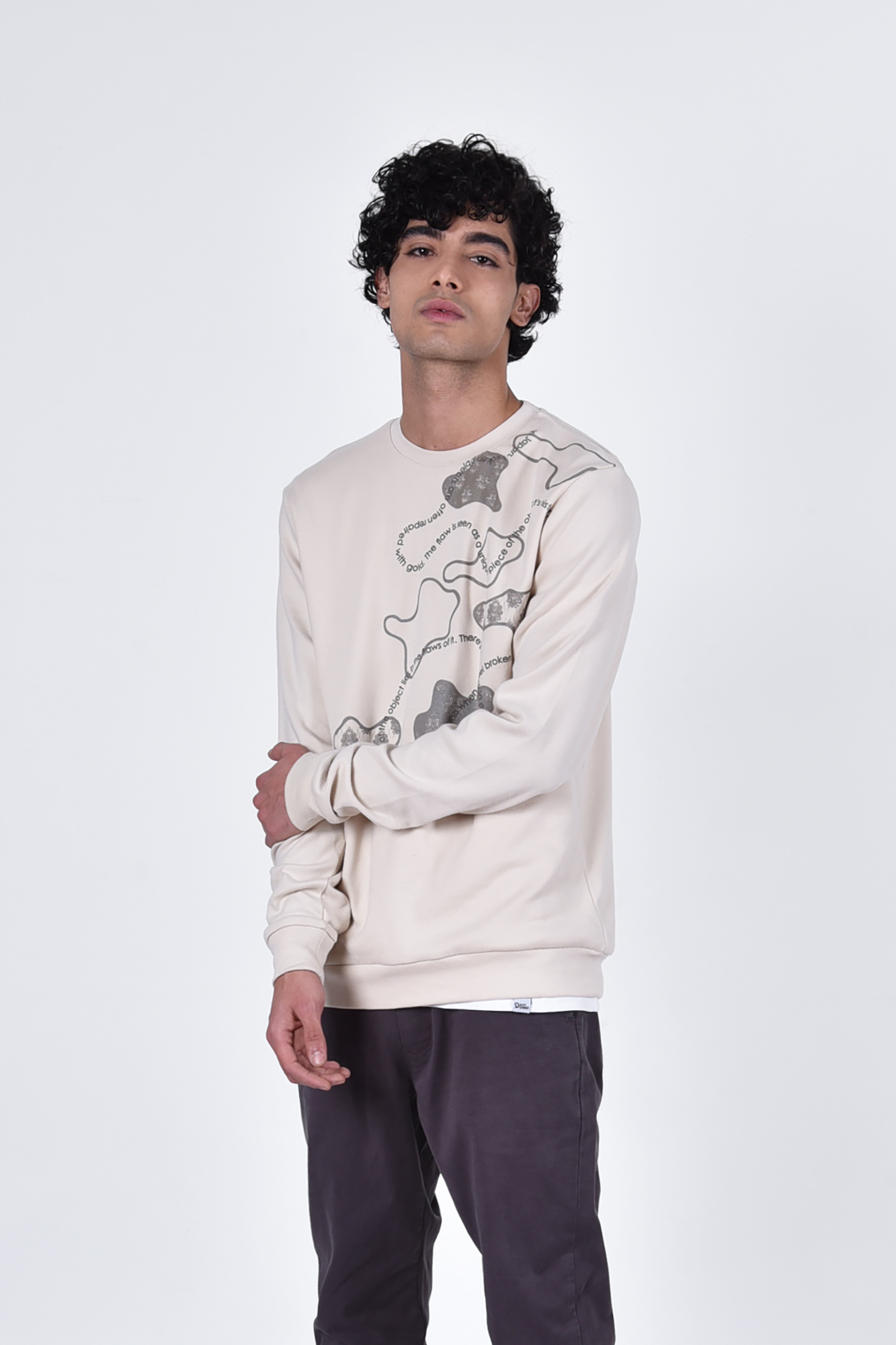 تیشرت آستین بلند چاپی