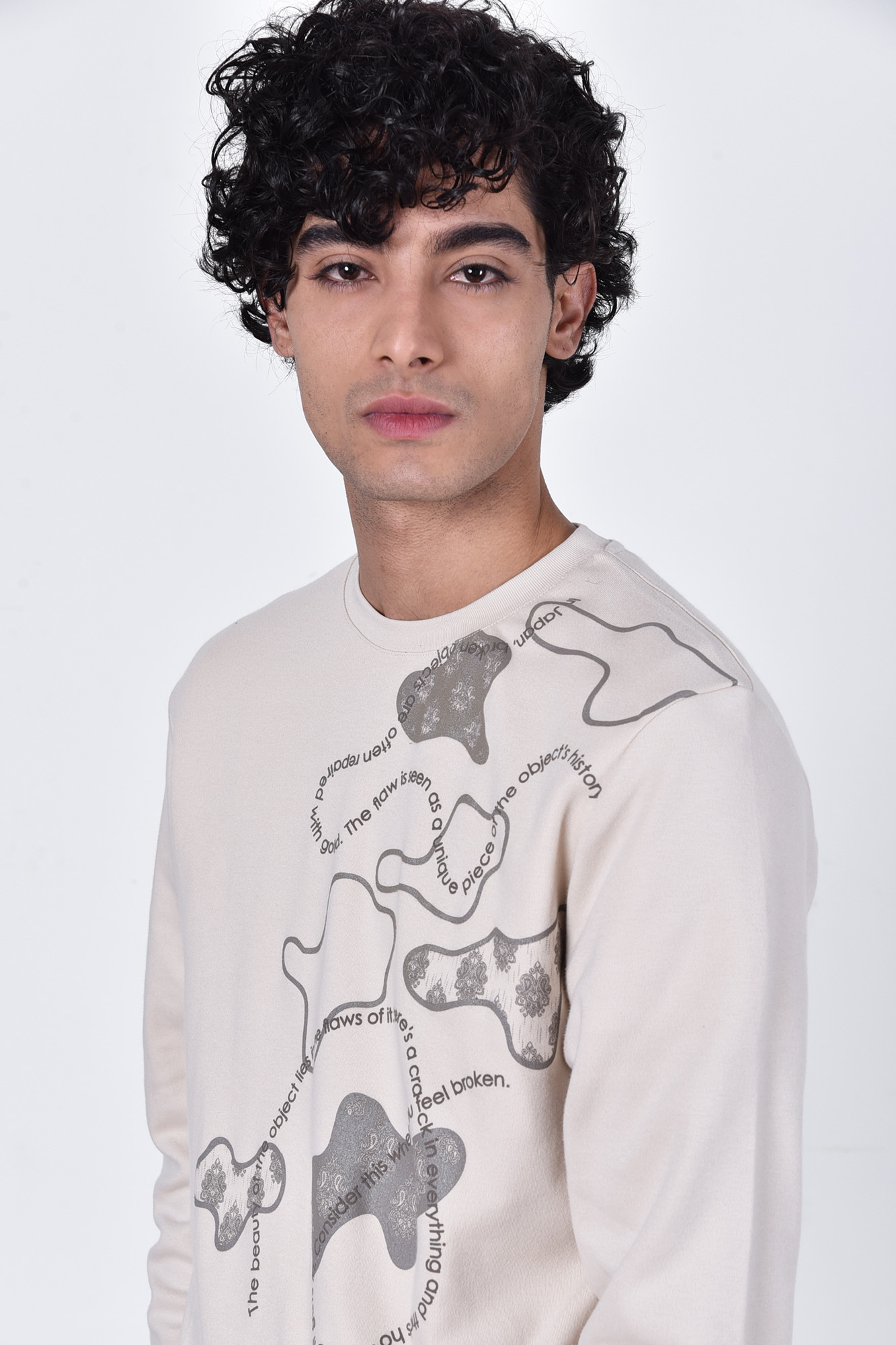 تیشرت آستین بلند چاپی