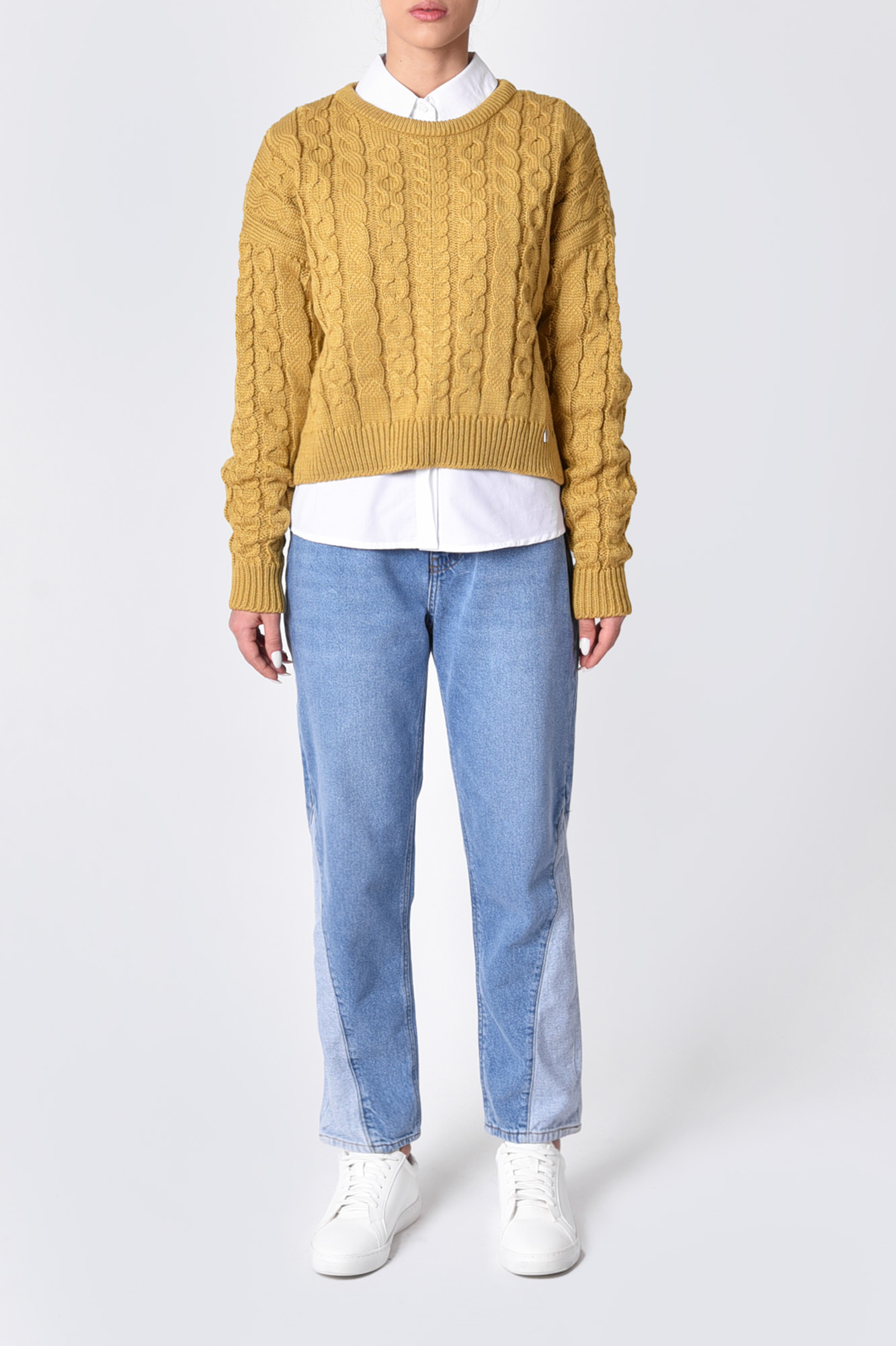 بافت آستین بلند مار پیچ