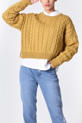 بافت آستین بلند مار پیچ