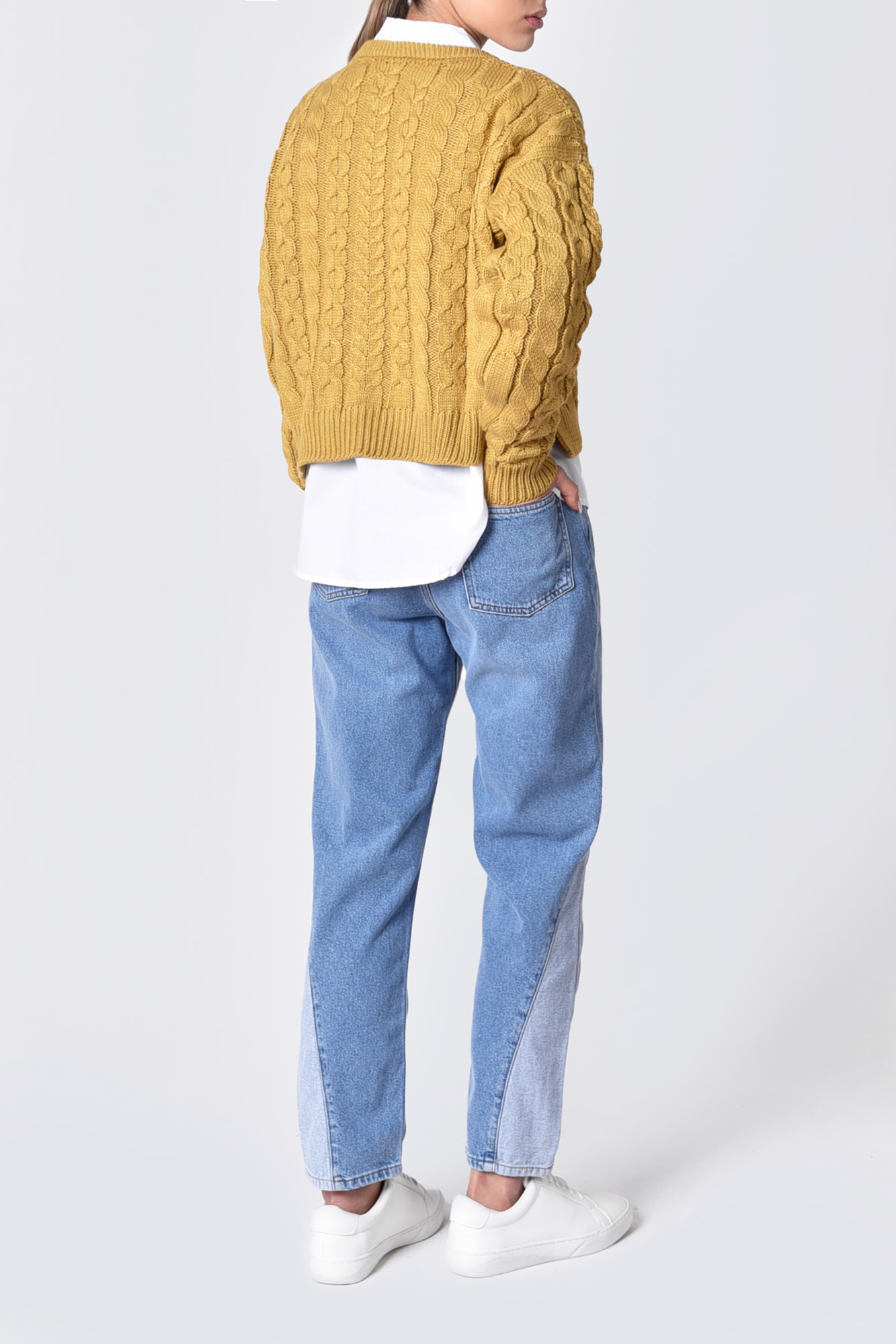 بافت آستین بلند مار پیچ