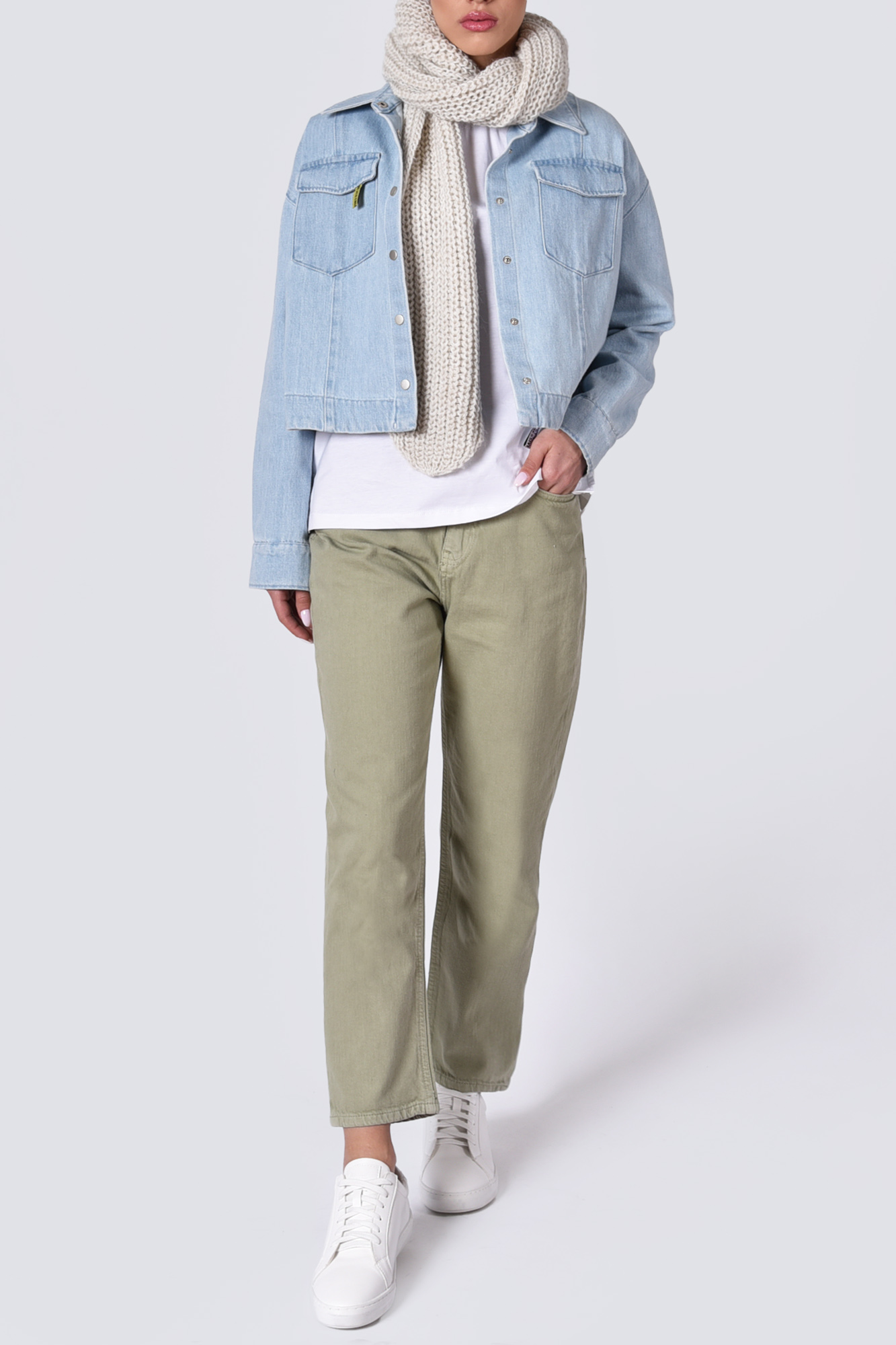 اورشرت جین برش دار