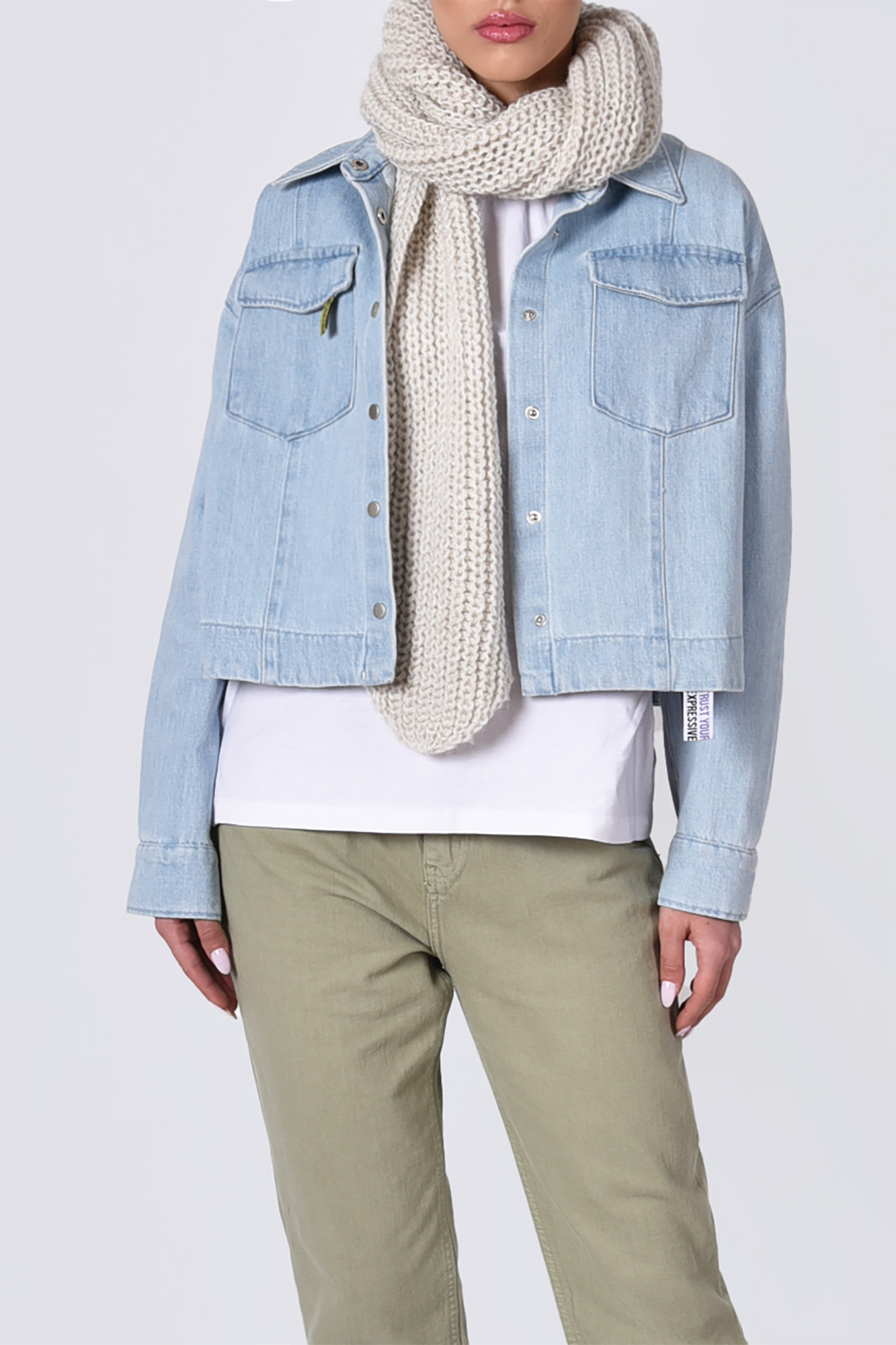 اورشرت جین برش دار