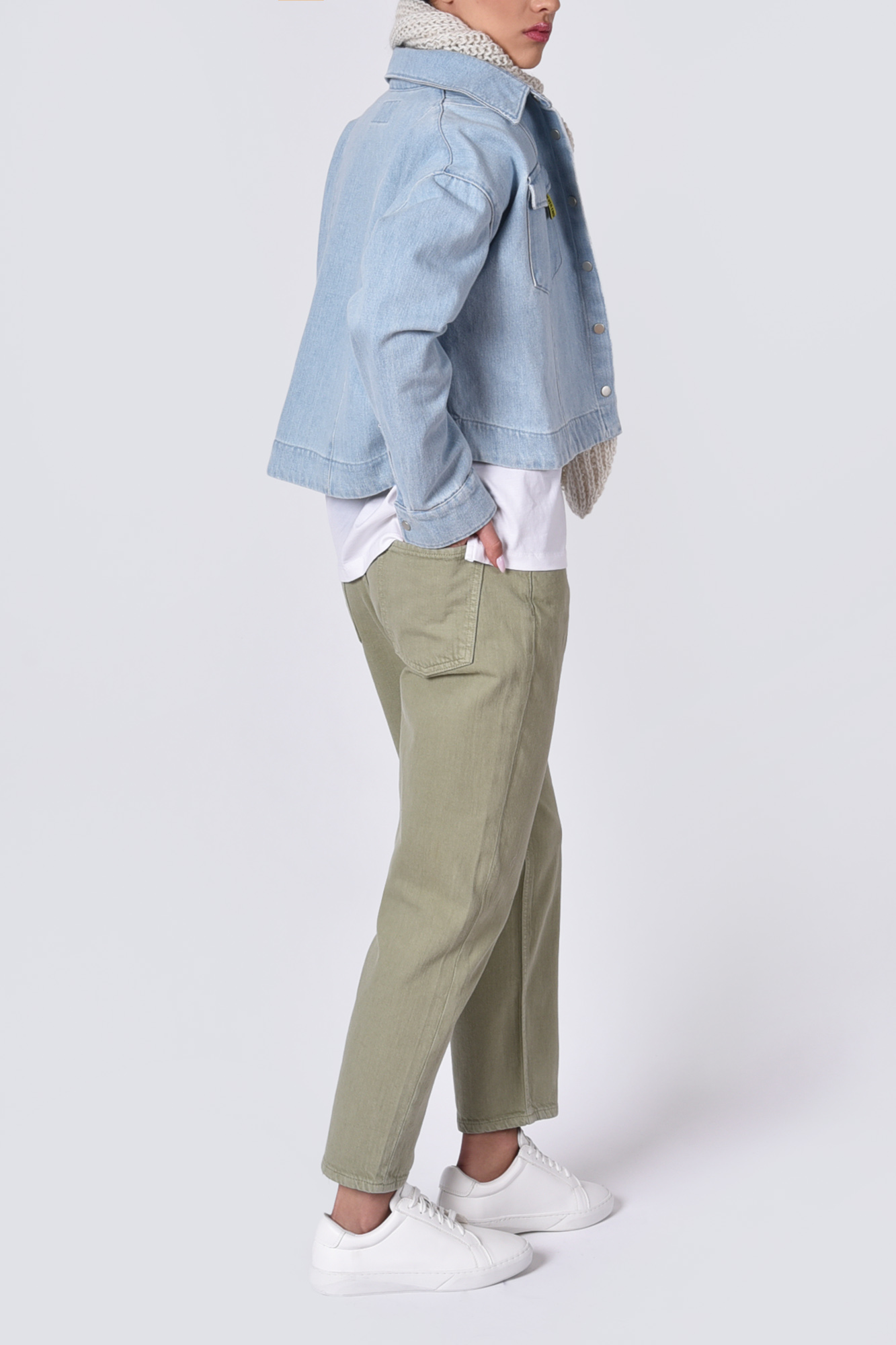 اورشرت جین برش دار