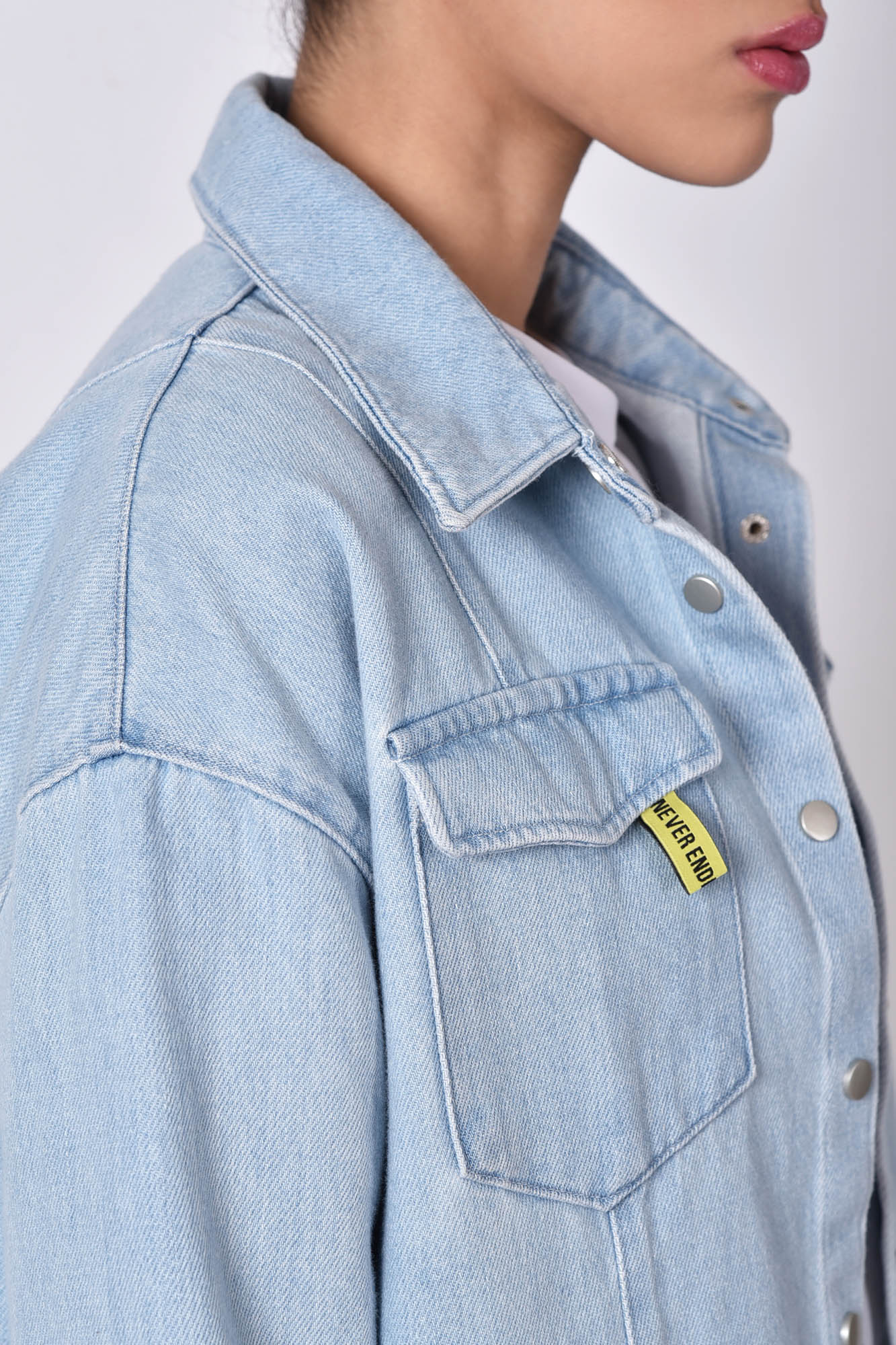 اورشرت جین برش دار