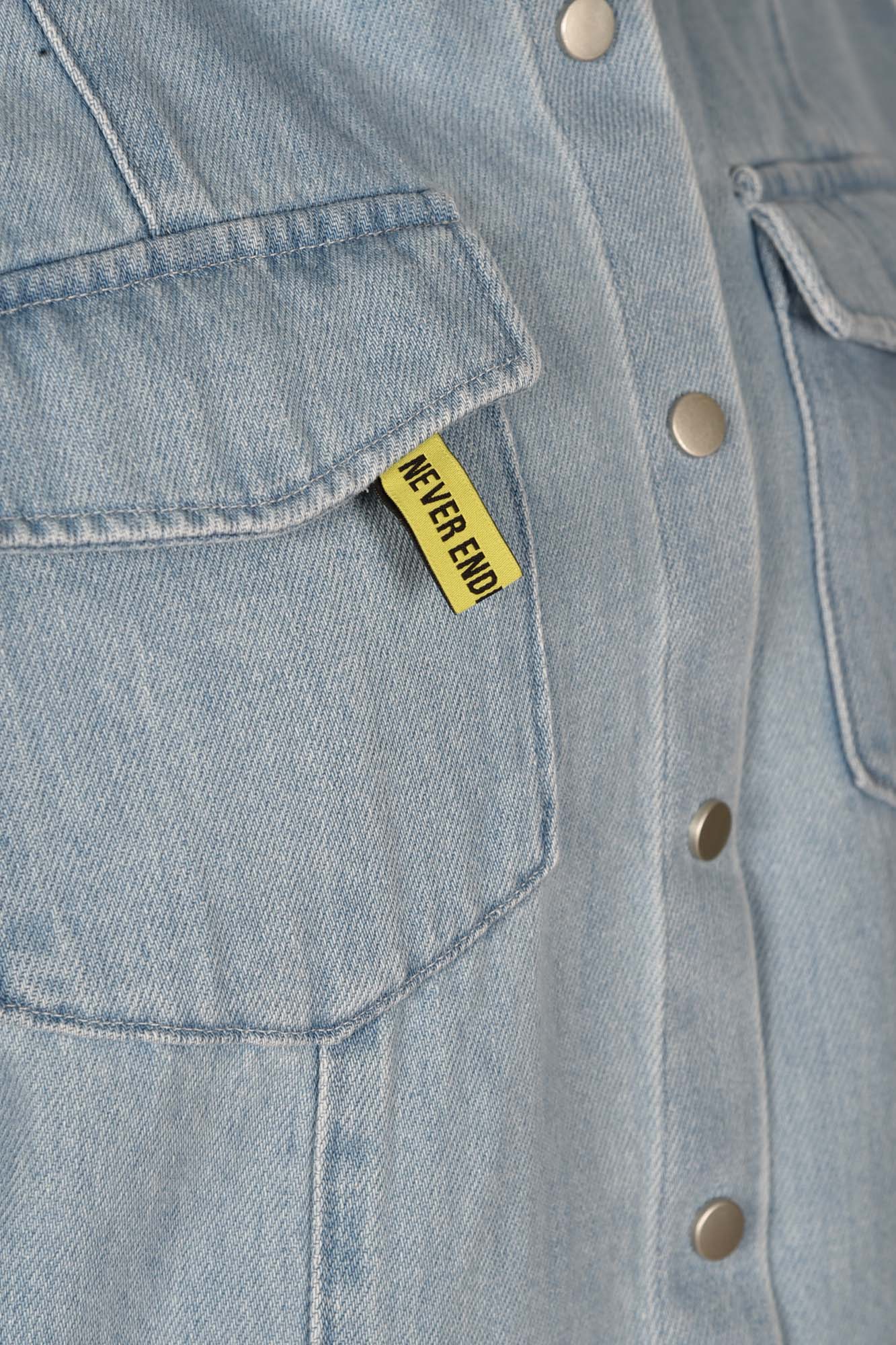 اورشرت جین برش دار