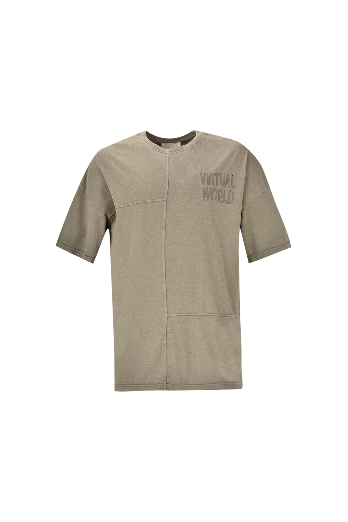 تیشرت آستین کوتاه گلدوزی دار