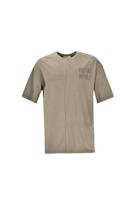 تیشرت آستین کوتاه گلدوزی دار