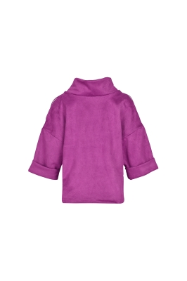 بلوز آستین بلتد یقه اسکی