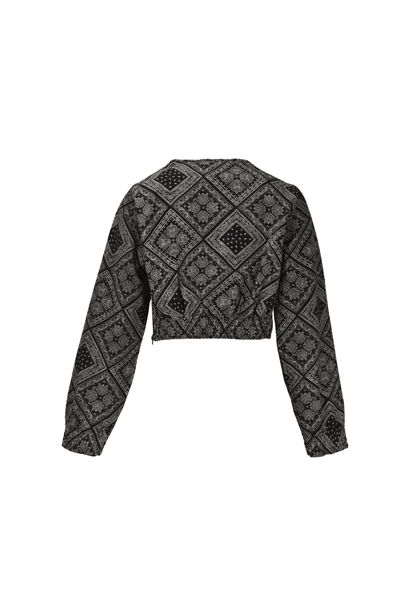 بلوز آستین بلند چاپی