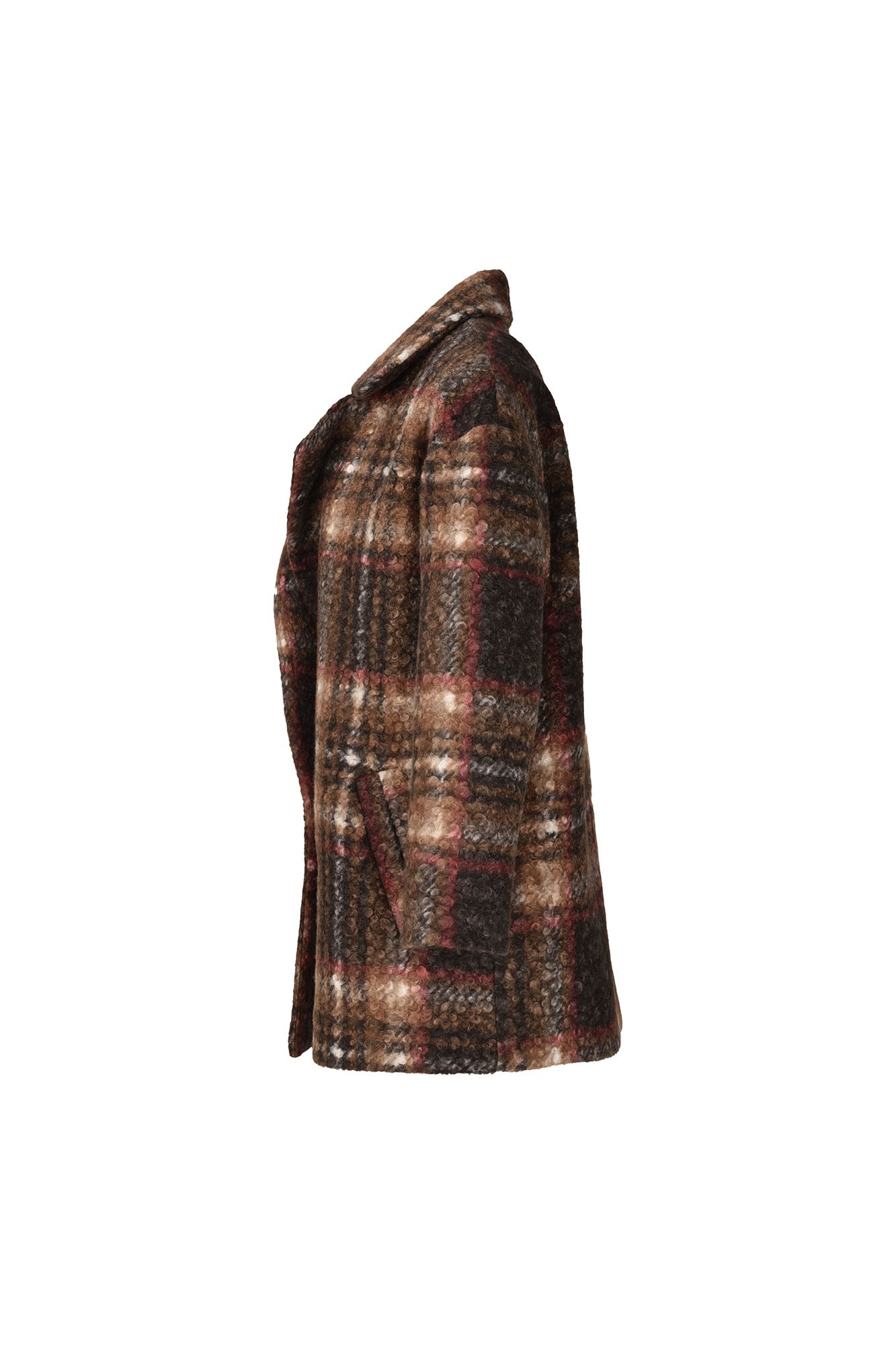 پالتو یقه انگلیسی سرشانه افتاده