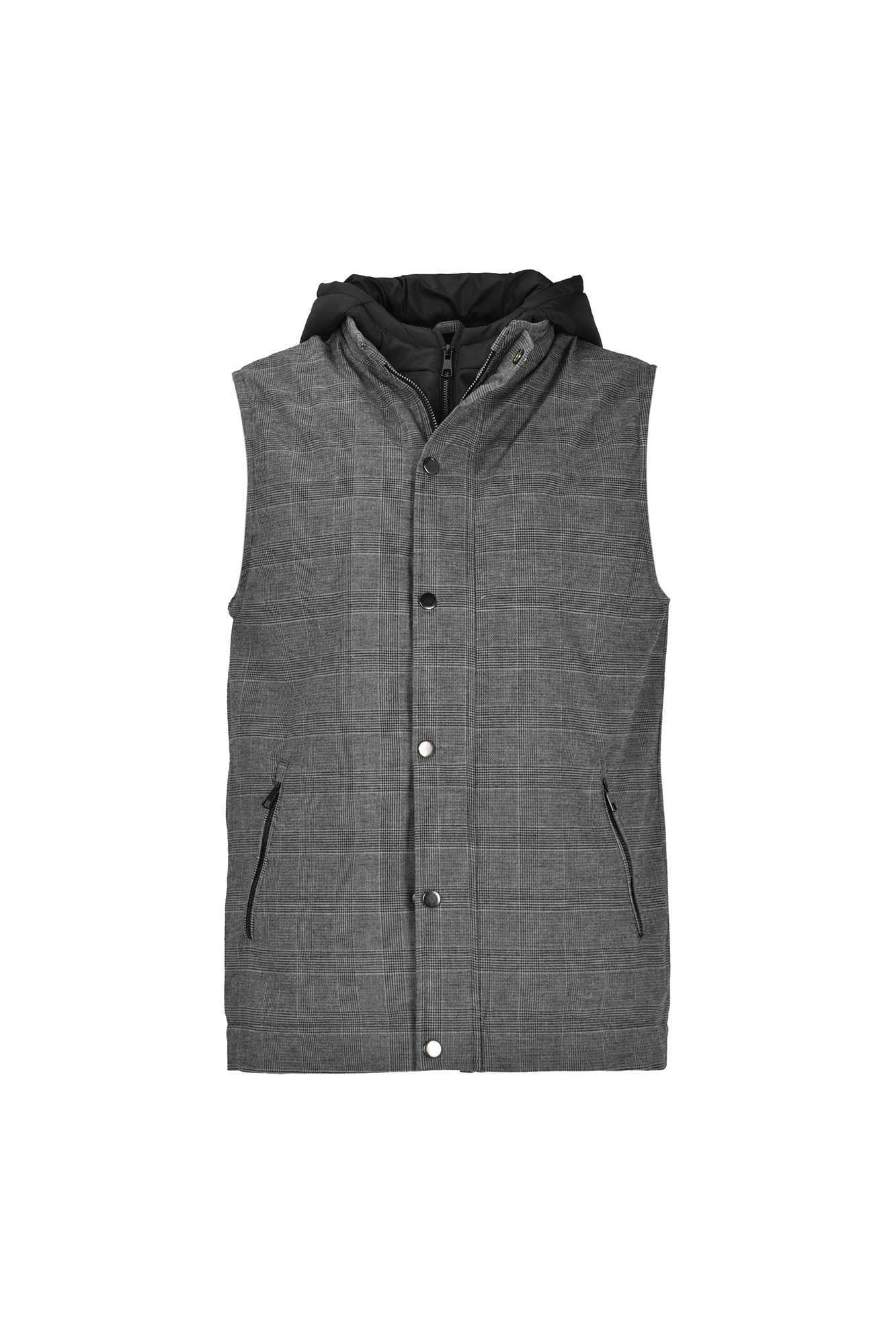 ژیله کلاه دار چهارخانه