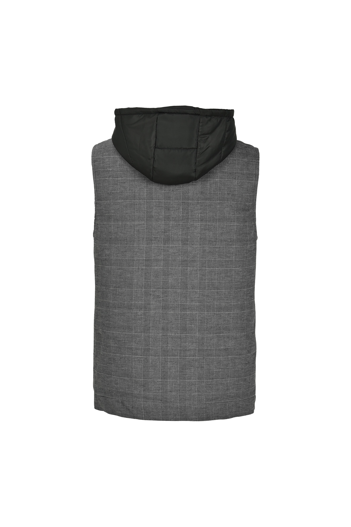 ژیله کلاه دار چهارخانه