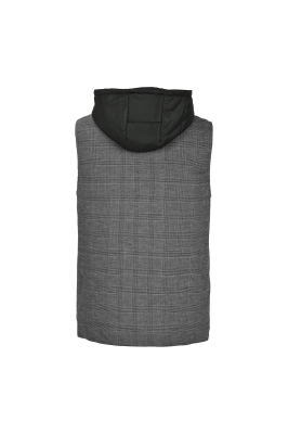 ژیله کلاه دار چهارخانه