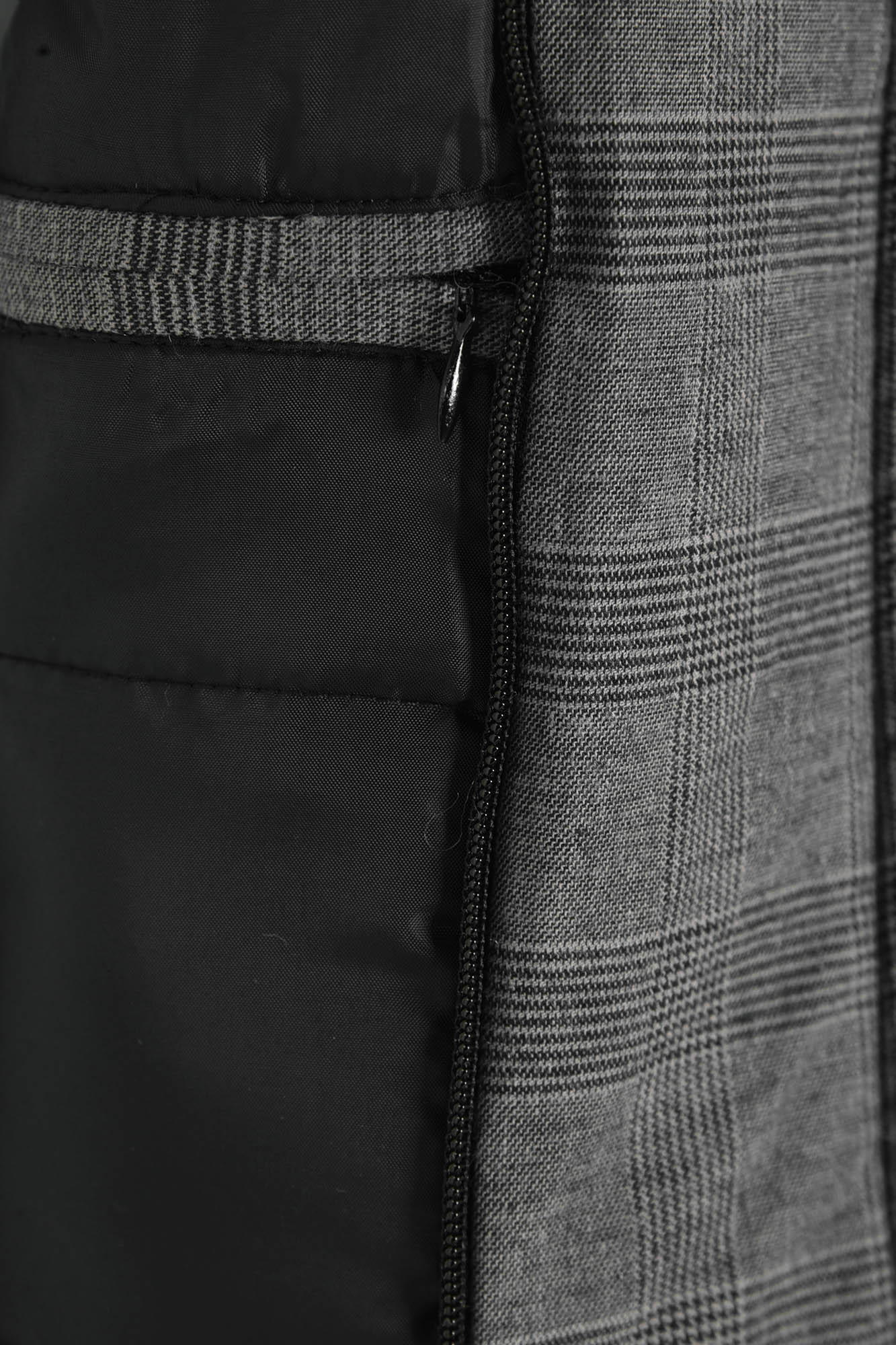 ژیله کلاه دار چهارخانه