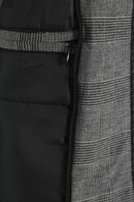 ژیله کلاه دار چهارخانه