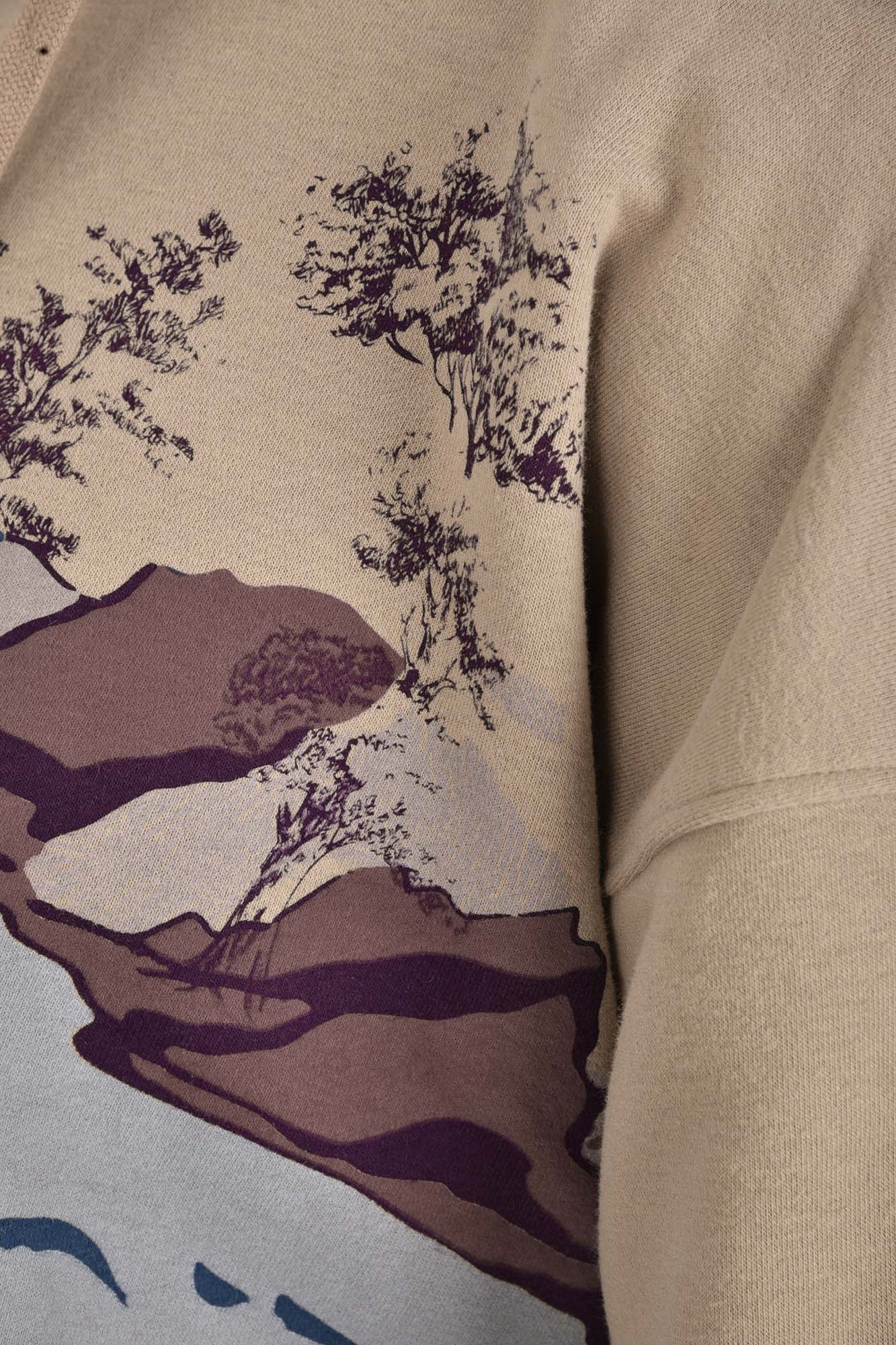 هودی چاپی بغل چاکدار