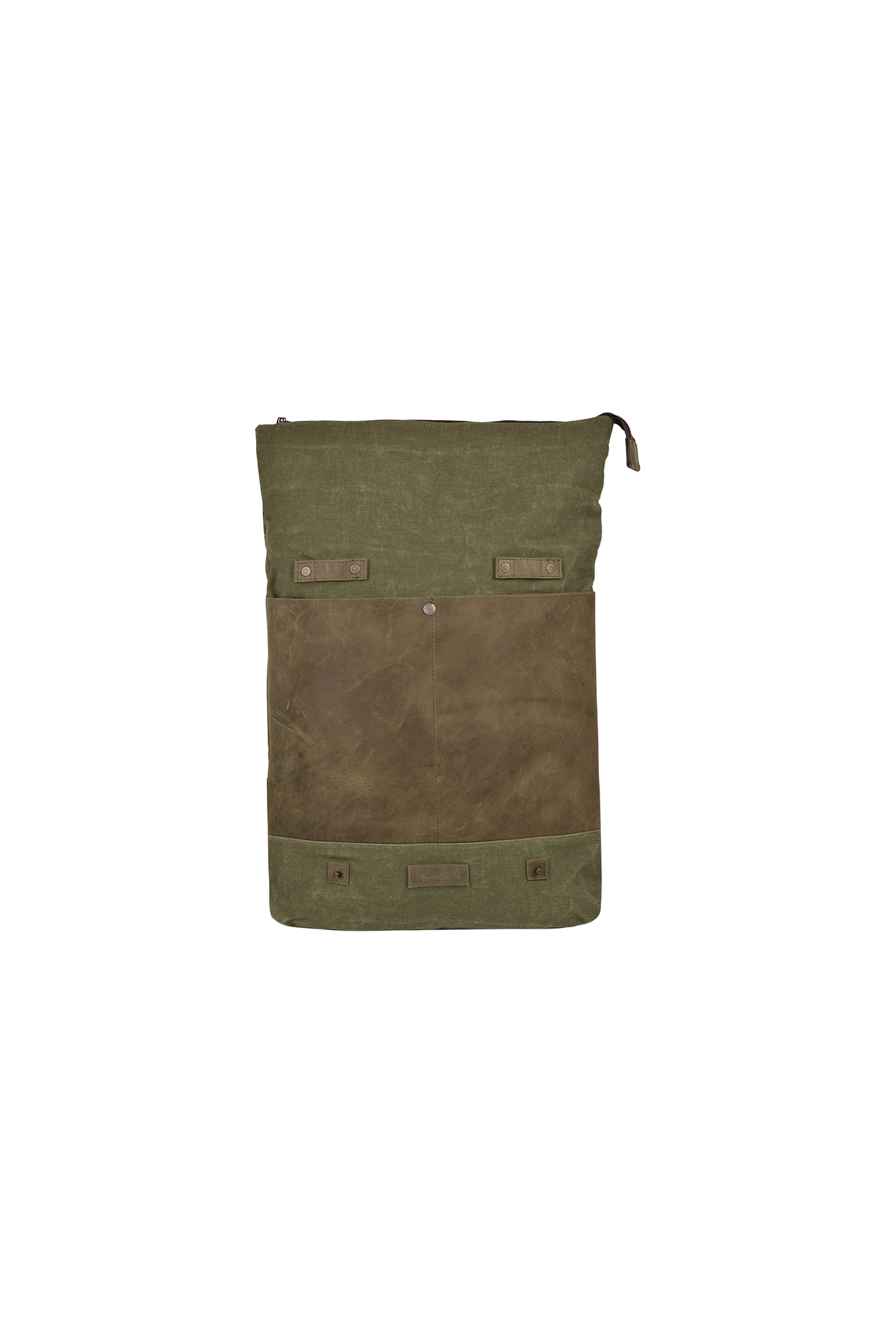 کوله پشتی چرم و برزنت