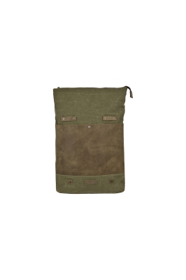 کوله پشتی چرم و برزنت