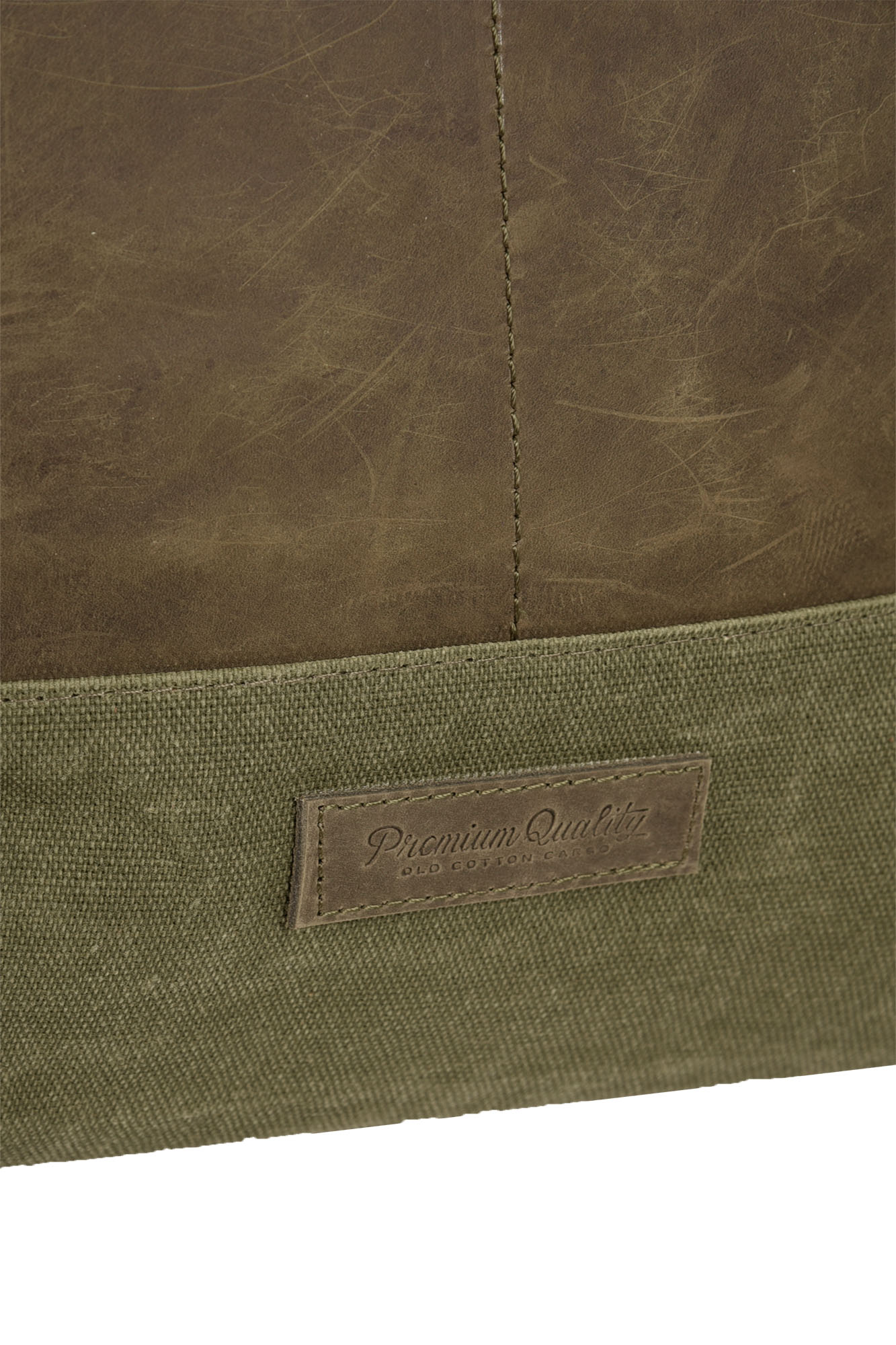 کوله پشتی چرم و برزنت