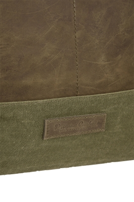 کوله پشتی چرم و برزنت