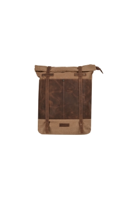 کوله پشتی چرم و برزنت