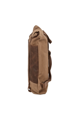 کوله پشتی چرم و برزنت