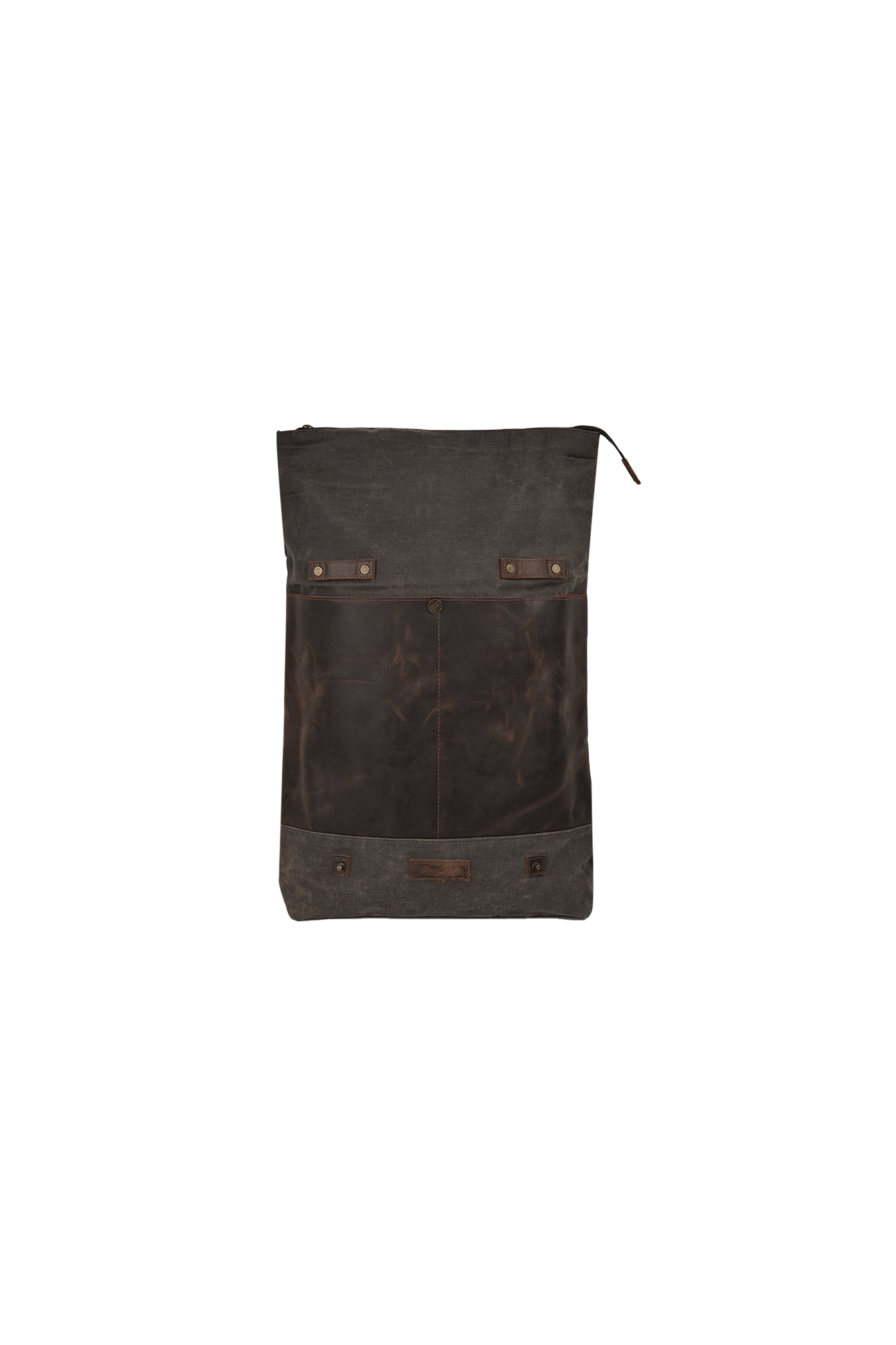 کوله پشتی چرم و برزنت