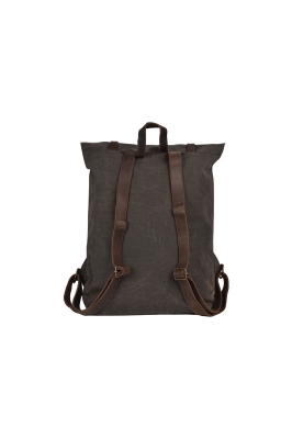 کوله پشتی چرم و برزنت