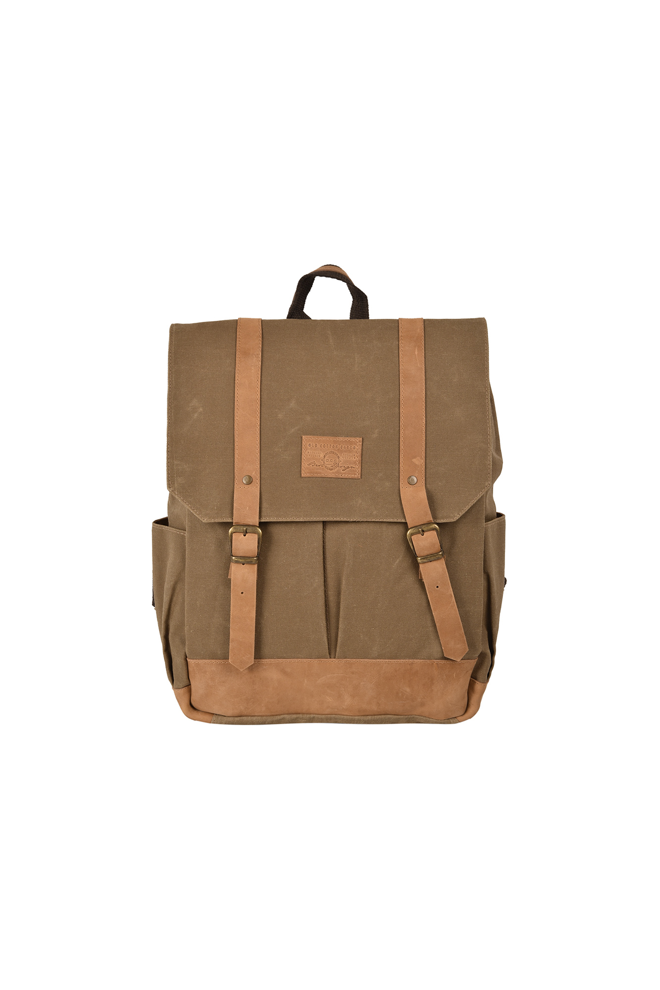 کوله پشتی برزنت جیب دار