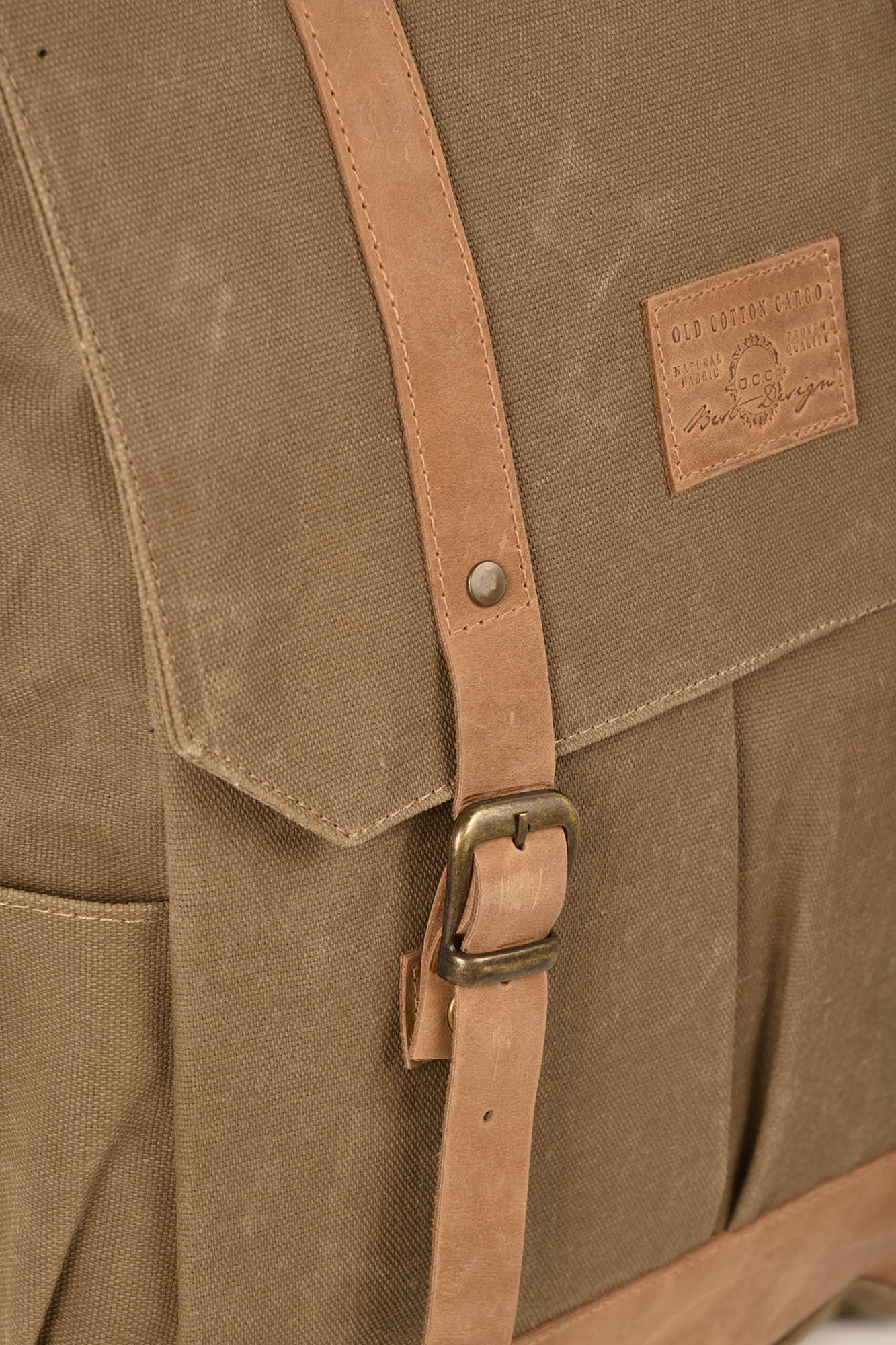 کوله پشتی برزنت جیب دار