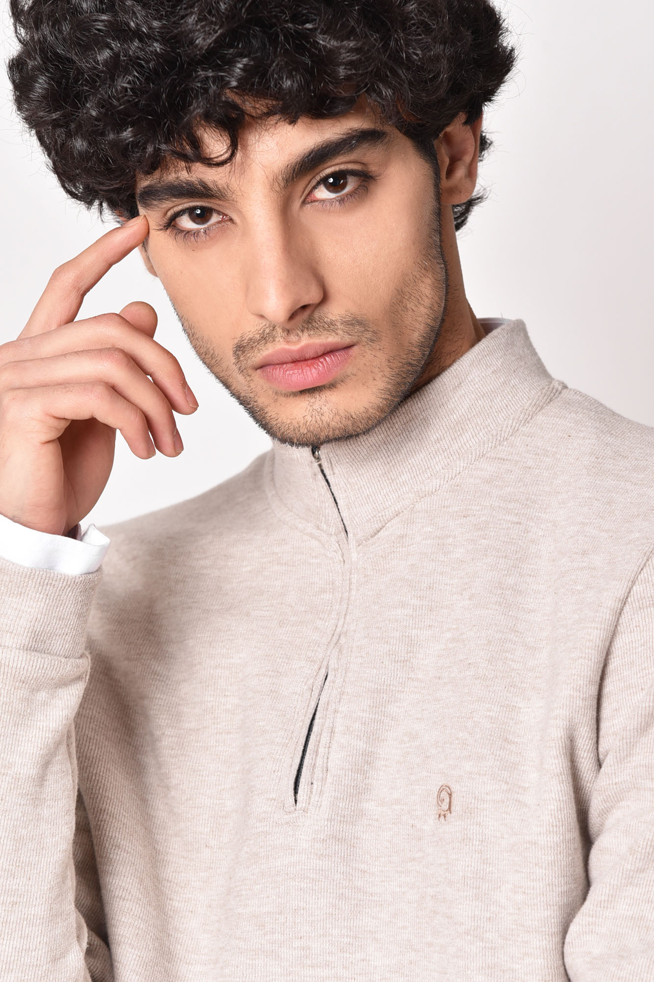 تیشرت آستین بلند زیپ دار