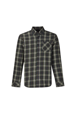 پیراهن آستین بلند پشمی چهارخانه