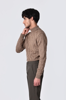 بافت مارپیچ یقه اسکی