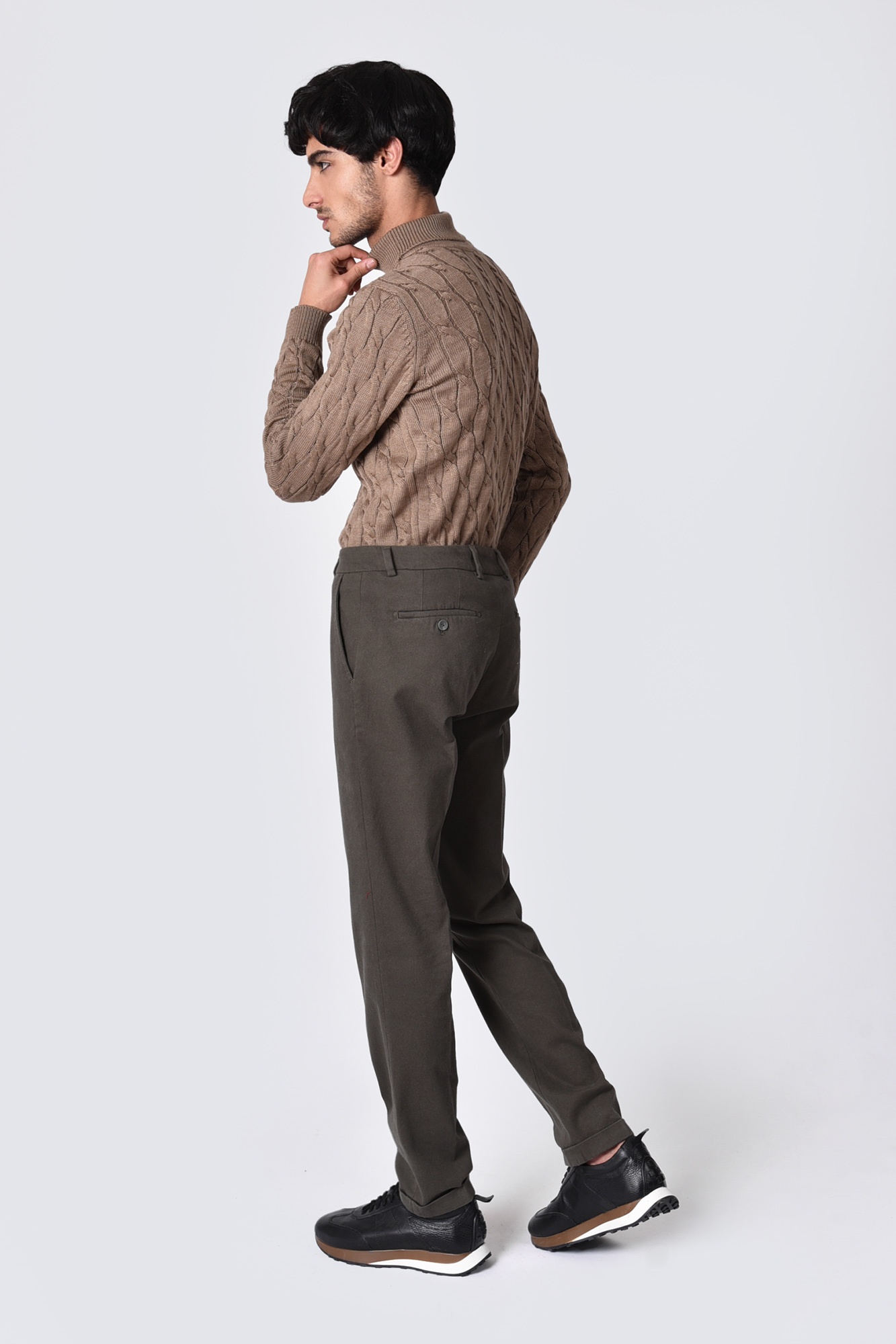 بافت مارپیچ یقه اسکی