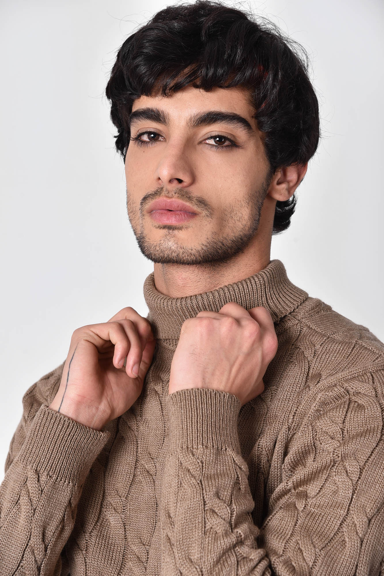 بافت مارپیچ یقه اسکی