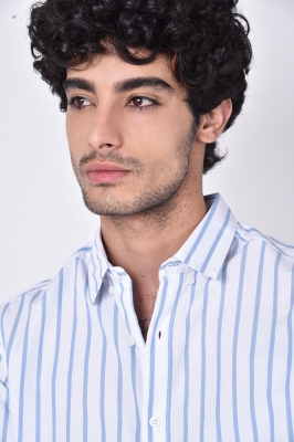 پیراهن آستین کوتاه اسلیم فیت