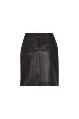 دامن چرم  کوتاه برش دار