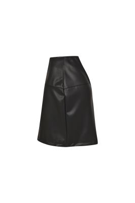 دامن چرم  کوتاه برش دار