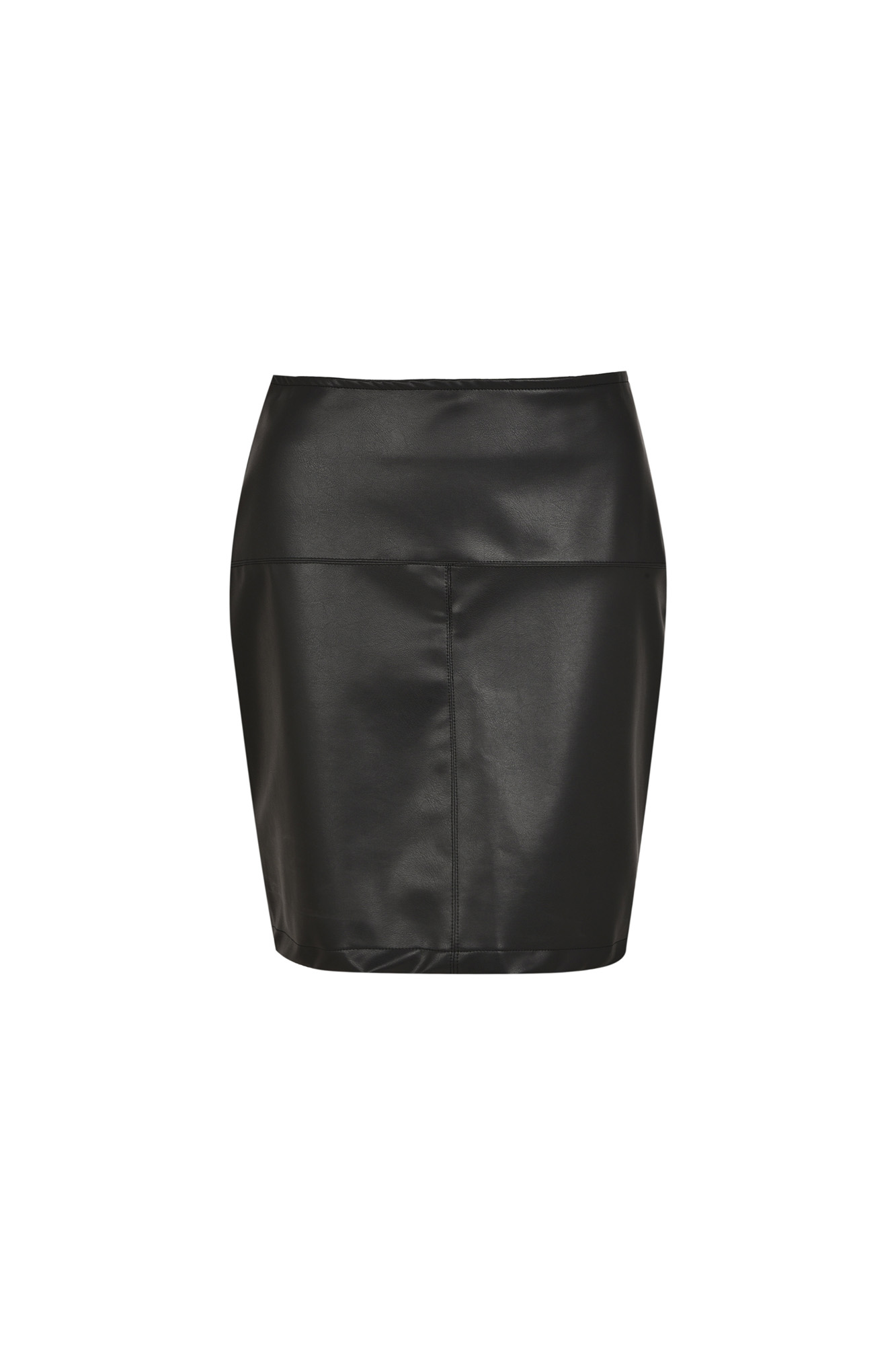 دامن چرم  کوتاه برش دار