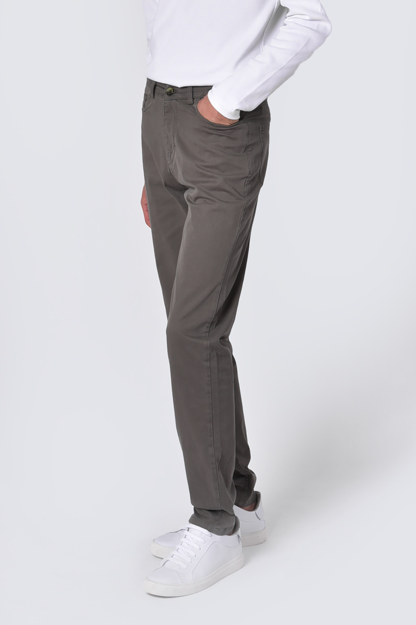 شلوار کتان رگولار فیت