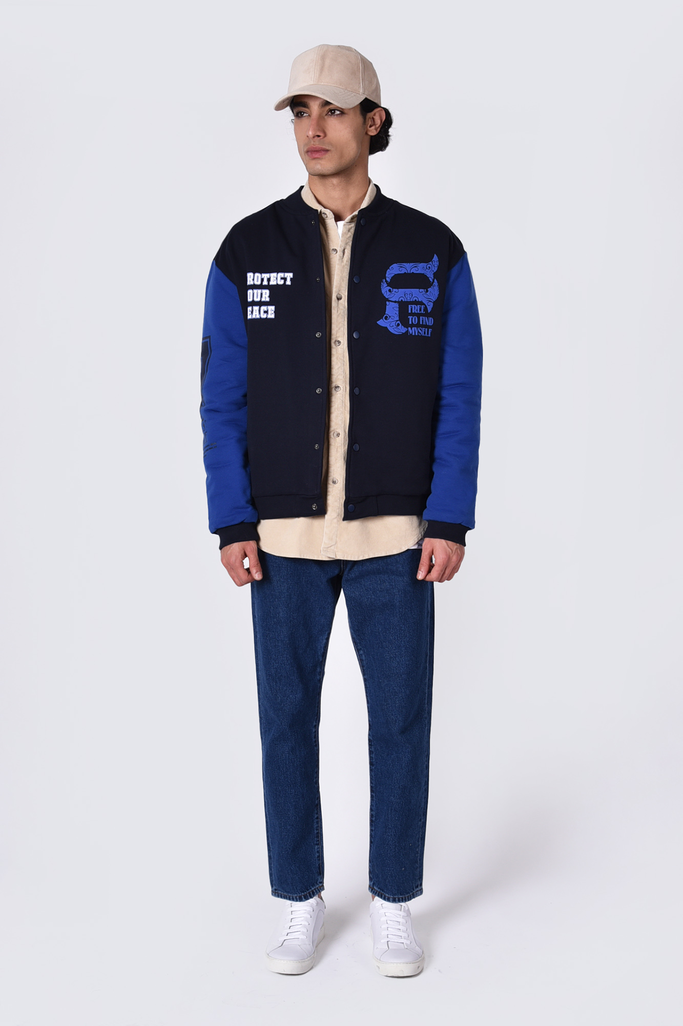 بامبرجکت دو رنگ چاپی