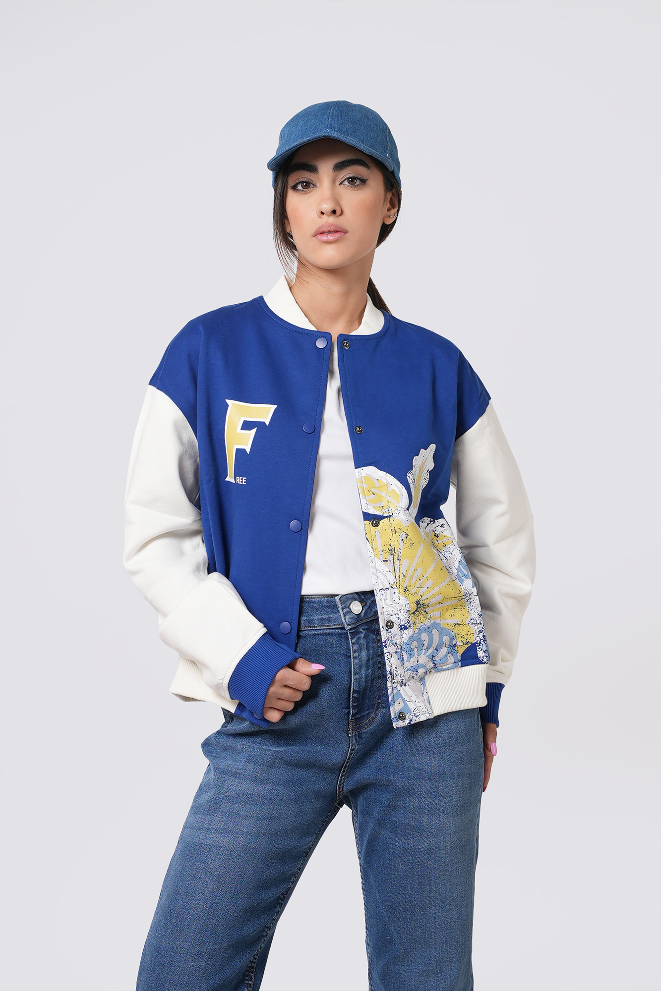 بامبرجکت دو رنگ چاپی