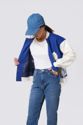 بامبرجکت دو رنگ چاپی